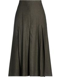 Aspesi - Military Midi Skirt Virgin Wool, Acrylic, Polyamide, Cashmere - Lyst