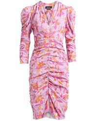 Isabel Marant - Mini Dress Viscose, Silk, Elastane - Lyst