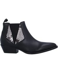 Pollini - Ankle Boots Calfskin, Elastic Fibres - Lyst