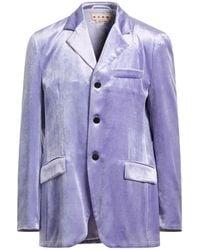 Marni - Lilac Blazer Viscose, Silk - Lyst