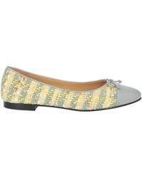 Tory Burch - Light Ballet Flats Textile Fibers, Goat Skin - Lyst