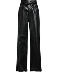 Nanushka - Pants Polyester, Polyurethane, Leather, Polyamide - Lyst