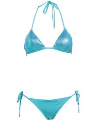 Femme Vêtements Articles de plage et maillots de bain Bikinis et maillots de bain Maillot deux pièces Emporio Armani en coloris Neutre 