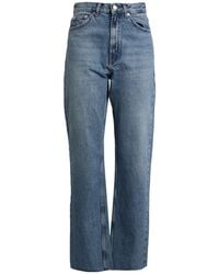 ONLY - Denim Trousers - Lyst
