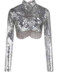 Rabanne - Top Polyester, Polyamide, Elastane - Lyst