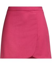Silvian Heach - Fuchsia Mini Skirt Polyester, Viscose, Elastane - Lyst