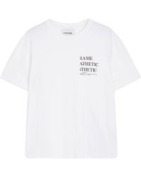 FRAME - T-shirt - Lyst