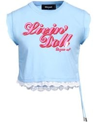 DSquared² - T-Shirt Cotton - Lyst