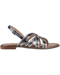 Geox - Sandals Leather, Textile Fibers - Lyst