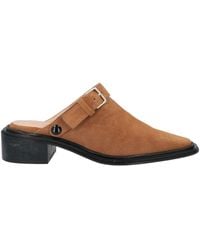 Souliers Martinez - Camel Mules & Clogs Leather - Lyst