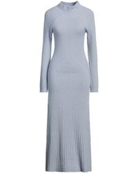 Eleventy - Light Maxi Dress Wool, Viscose, Cashmere - Lyst