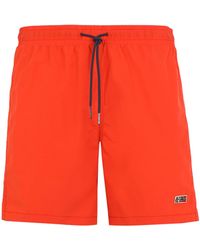 Napapijri Villa Trunk Swim Shorts in Bright Red SALE RRP £55