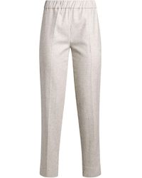 D.exterior - Light Pants Viscose, Wool, Polyester, Elastane - Lyst