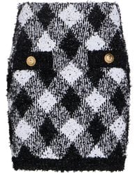 Balmain - Mini Skirt - Lyst