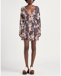 knee length dresses for ladies Free People Santiago Embroidered Mini Dress Ivory L