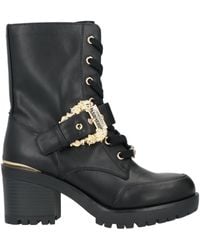 Versace - 70mm Logo-plaque Ankle Boots - Lyst