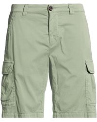 Moorer - Military Shorts & Bermuda Shorts Cotton, Silk, Elastane - Lyst