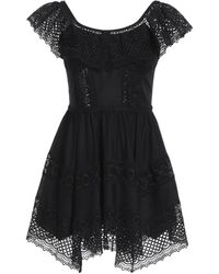 Charo Ruiz - Mini Dress Cotton, Polyester - Lyst