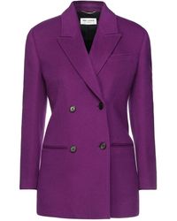 Saint Laurent Coat - Purple