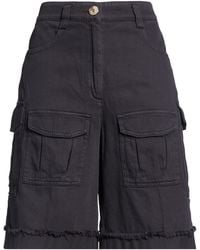 8pm - Charcoal Shorts & Bermuda Shorts Cotton - Lyst