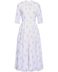 emilia wickstead floral dress