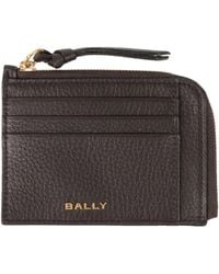 Bally - Dark Wallet Leather - Lyst