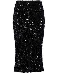 Kontatto - Midi Skirt Polyester - Lyst