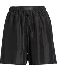 MM6 by Maison Margiela - Shorts & Bermuda Shorts Silk - Lyst