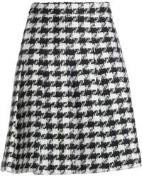 Celine - Mini Skirt Wool, Polyamide, Mohair Wool, Silk - Lyst