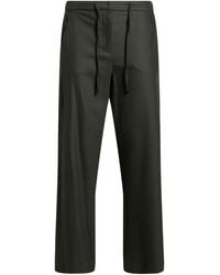 Max Mara - Charcoal Pants Virgin Wool, Elastane - Lyst