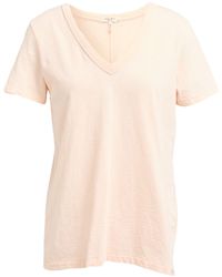 Rag & Bone - Apricot T-Shirt Pima Cotton - Lyst