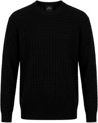 ARMANI EXCHANGE - Sweater Acrylic, Cotton, Virgin Wool - Lyst