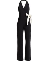 Pinko - Belted Halterneck Jumpsuit - Lyst