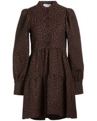 Soallure - Mini Dress Polyester, Cotton, Elastane - Lyst