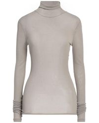 Ami Paris - T-Shirt Viscose, Polyamide - Lyst