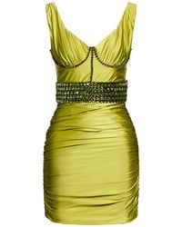 Elisabetta Franchi - Mini Dress Polyamide, Elastane - Lyst