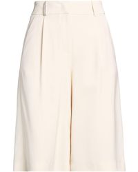 Peserico - Ivory Shorts & Bermuda Shorts Rayon, Elastane - Lyst