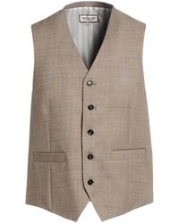 Paul & Joe - Taupe Tailored Vest Virgin Wool, Elastane - Lyst