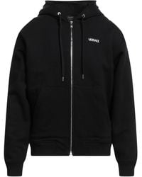 Versace - Sudadera con capucha y logo estampado - Lyst