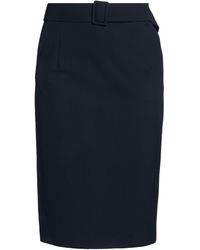 Marella - Midi Skirt Polyester, Viscose, Elastane - Lyst