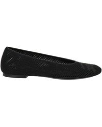 Burberry - Ballet Flats Textile Fibers - Lyst