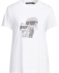 KARL LAGERFELD - T-Shirt Organic Cotton - Lyst