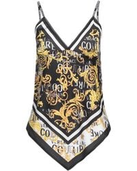 Versace Jeans Couture - Top Viscose - Lyst
