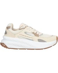 EA7 - Cream Sneakers Polyester, Polyurethane, Polyamide, Elastane - Lyst