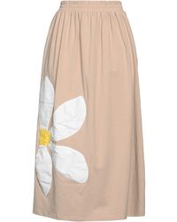 Rose' A Pois - Midi Skirt - Lyst