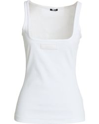 Versace - Tank Top Cotton, Elastane - Lyst