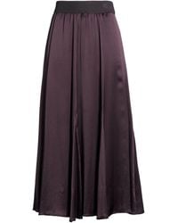 Agnona - Midi Skirt Silk - Lyst