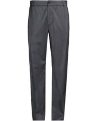 Moncler - Charcoal Pants Virgin Wool, Elastane - Lyst