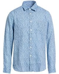 120% Lino - Sky Shirt Linen - Lyst