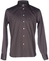 BRANCACCIO - Dark Shirt Cotton - Lyst